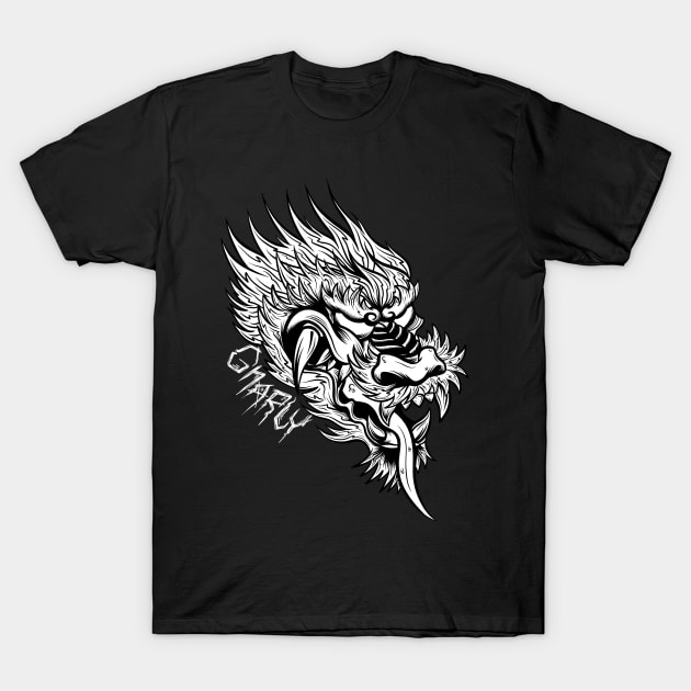 Gnarly Dragon T-Shirt by stuffofkings